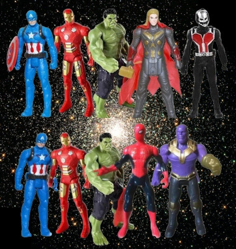 RIGHT SEARCH Combo Pack of 5 Avengers Set-01 - Combo Pack of 5