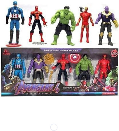 HappyBive Avengers Toys For Kids Combo Of Action Figure Super
