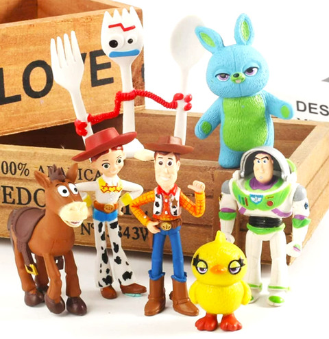 FOZZO-SK New Toy Story Friends Mini Toy Cartoon Figures PVC Movie