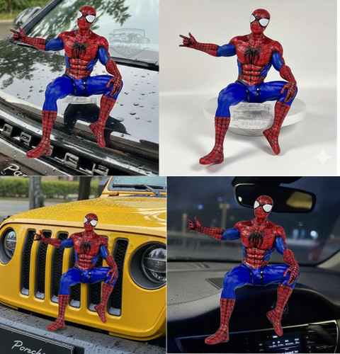 LOVMOTO Superhero Sitting Pose Action Figurine Premium Collectible