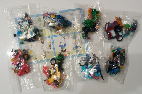 FOZZO-SK New NINJAGO Ninja Hero Chase Legoing Mini Action