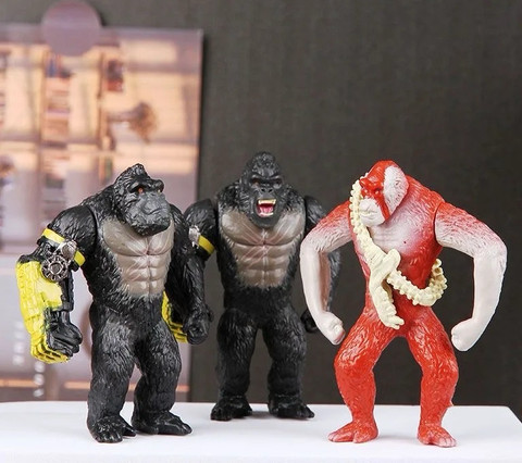 King Kong Figuras De Godzilla 2019 Delite New G X K Empire Mini Figures  Godzilla Kong Movie Models