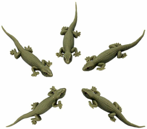 Rubber Lizard Lifelike Lizard Toy KANABEE Real Looking Rubber