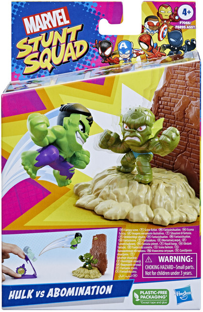 MARVEL Stunt Squad Hulk Abomination Playset, Action