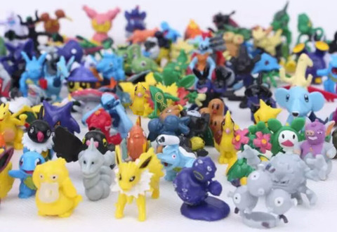 Delite Cute 25 Pokemon mini toy figures cute monsters play fun set