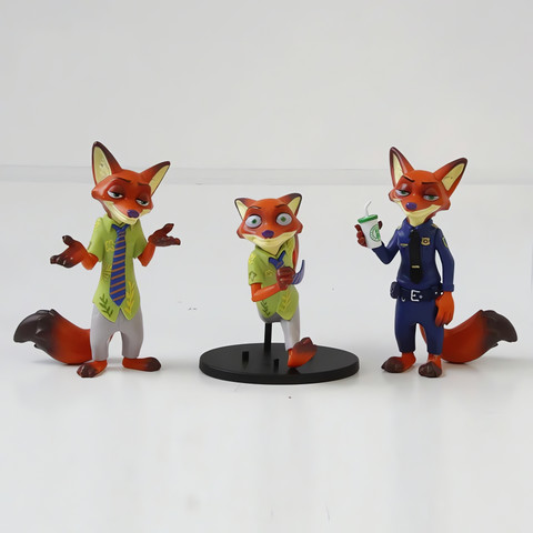 RVM Toys Zootopia Action Figure Set Nick Wilde Judy Hopps