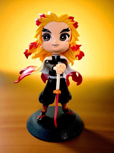 SSAppliances Rengoku Kyojuro Action Figure | Flame Hashira Anime