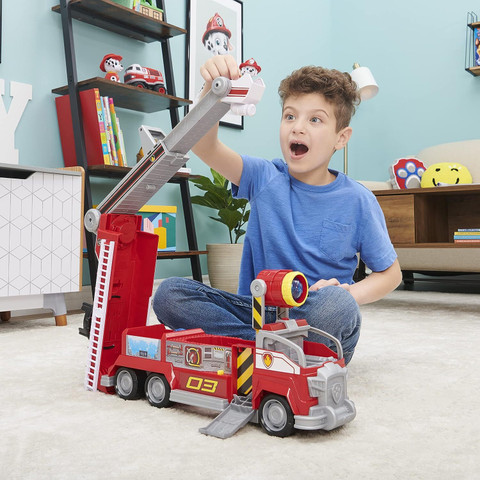 PAW PATROL Marshalls Transforming Movie City Fire Truck with