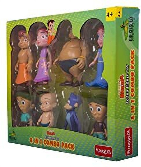 FUNSKOOL Chhota Bheem And Friends With Articulation 8IN1 Inch