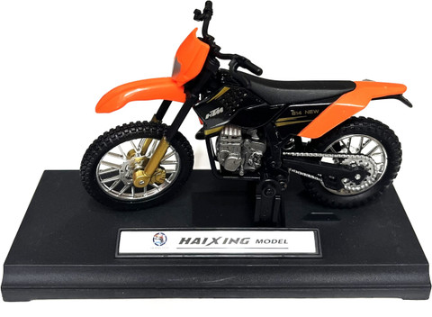 FOZZO-SK New Dirt Bike KTM 11 Diecast PVC Model Motor Cycle