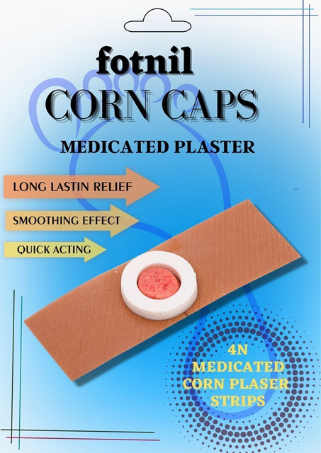 Fotnil Medicated Corn Caps for Fast Effective Deep Foot Corn