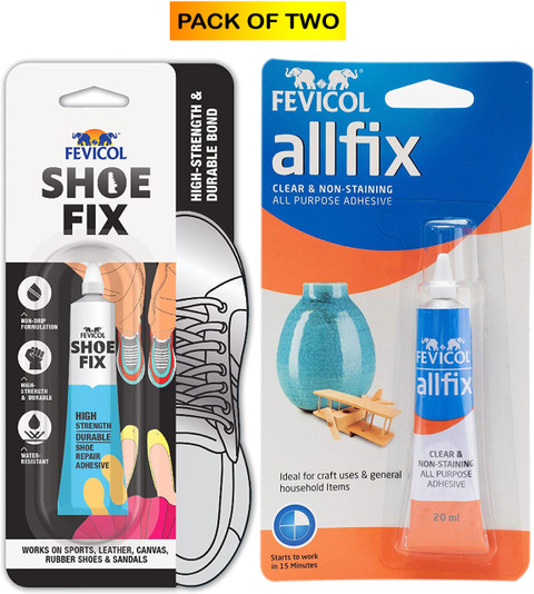 FEVICOL Shoefix Allfix Multipurpose Adhesive/Bond Combo Pack