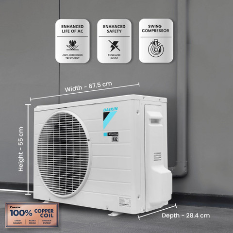 Buy Daikin 2024 Model Ton Star Split Inverter