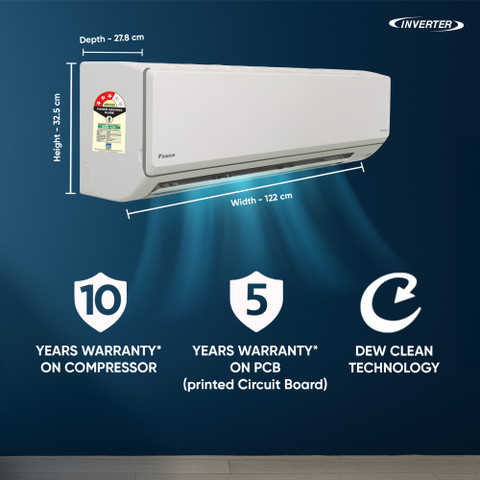 Flipkart.com | Buy Daikin 2026 Model 2.6 Ton 3 Star Split Inverter
