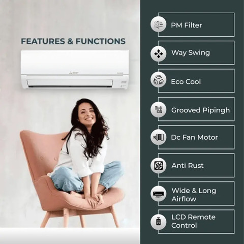 Flipkart.com | Buy Mitsubishi Electric 2024 Model 1.5 Ton 3 Star Flipkart.com | Buy Mitsubishi Electric 2024 Model 1.5 Ton 3 Star