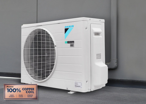 Daikin 2025 Ton Star Hot and Cold Split Inverter AC White
