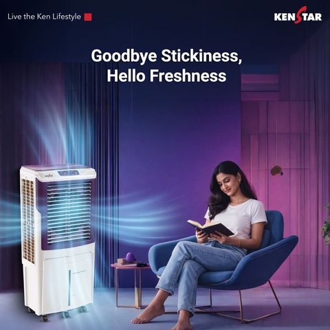 Kenstar 105 L Desert Air Cooler Honeycomb Pads, Anti-Bacterial
