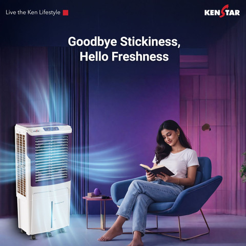 Kenstar 105 L Desert Air Cooler Honeycomb Pads, Anti-Bacterial