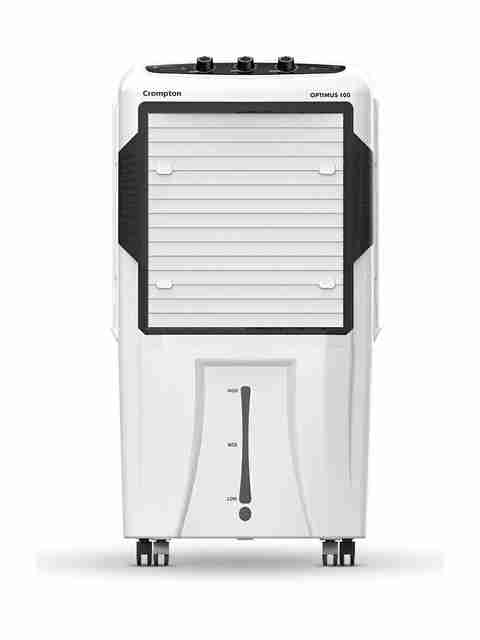 Crompton 100 L Desert Air Cooler with Motor Overload Protection, Auto-drain (White, Black, ACGC Optimus 100) - Image 5