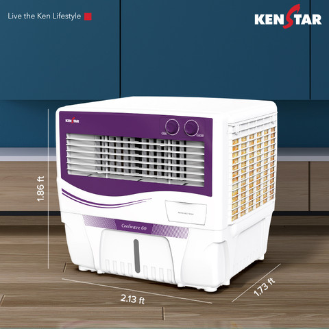 Kenstar 60 L Window Air Cooler Anti-Bacterial Protection, Inverter