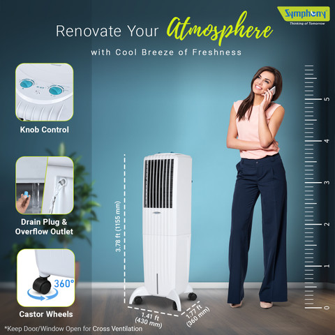 Symphony 35 L Tower Air Cooler Price in India Buy Symphony 35 L