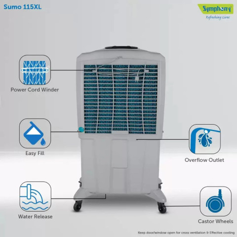 Symphony 115 L Desert Air Cooler Price in India Buy Symphony 115