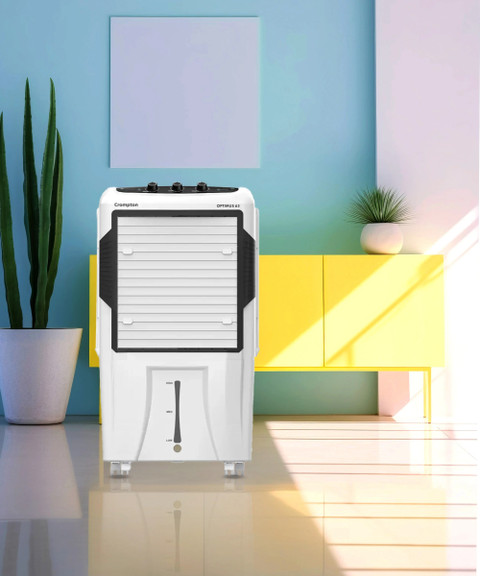 Crompton 65 L Desert Air Cooler with Motor Overload Protection,Collapsible  Louvers