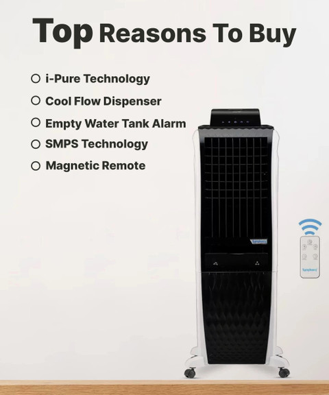 Symphony 30 L Tower Air Cooler