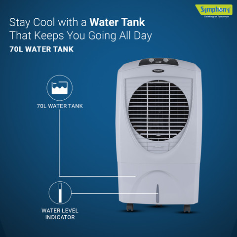 Tank Capacity Symphony Air Cooler Sumo 70 Main/Electric Motor For