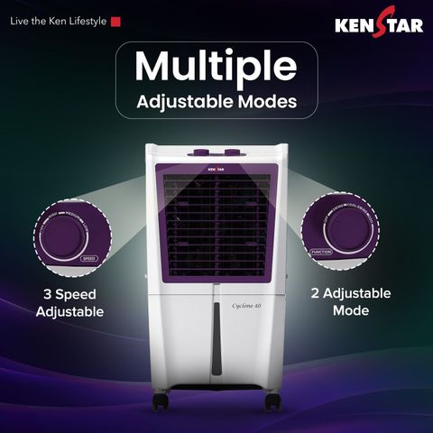 Kenstar 40 L Room/Personal Air Cooler Honeycomb Pads, Anti