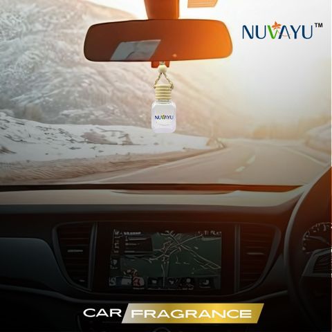 NUVAYU Musk Aura Car Freshener Diffuser Premium Car Hanging Diffuser ...