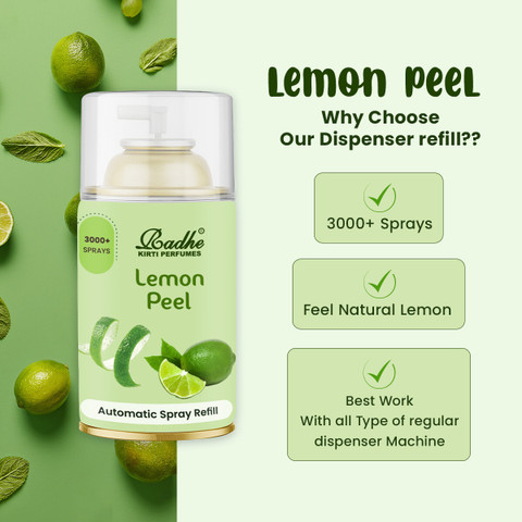 RADHE KIRTI Lemon Peel Green Lemon Automatic Spray Lemon Peels - Main Image