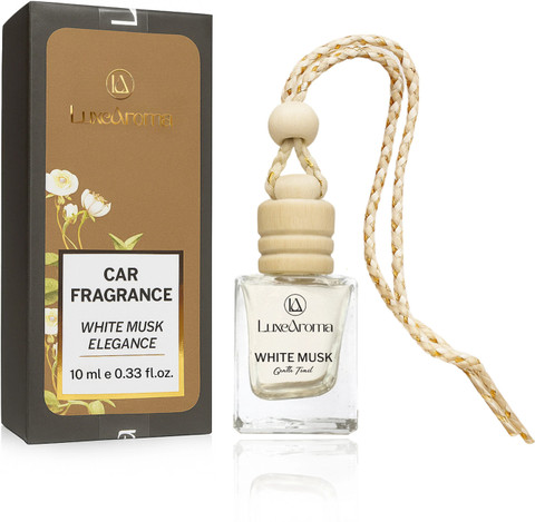 Luxe Aroma White Musk Car Freshener Diffuser White Musk Hanging