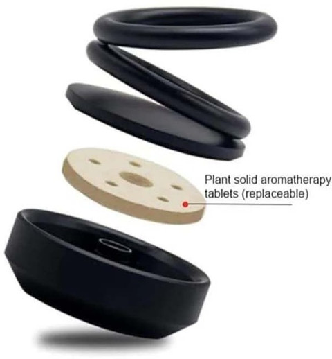 Dvis Aqua Diffuser Solar Double Ring Fragrance Diffuser Car Air