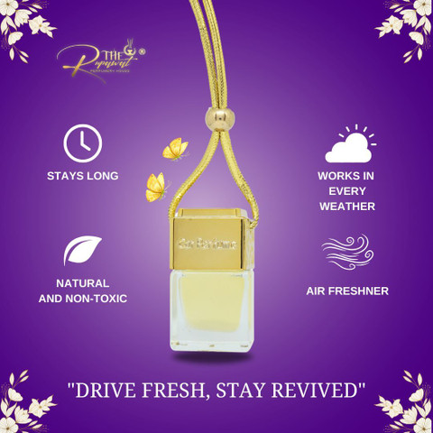 The Rupawat perfumery house Black, Premium Hanging Pod Car