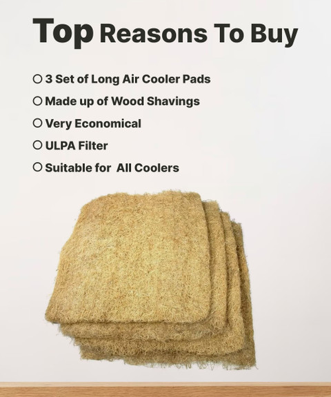 Sauran Grass Air Cooler Cooling Pads, Wood Wool for air Coolers