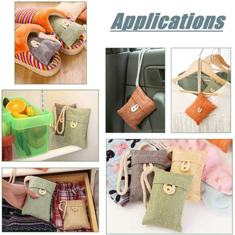 Niralasa Air Freshener Air Purifying Bag, Car Natural Bamboo