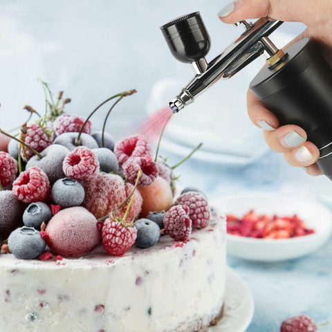 NITYA Mini Air Compressor Kit Air-Brush Voltage: cake