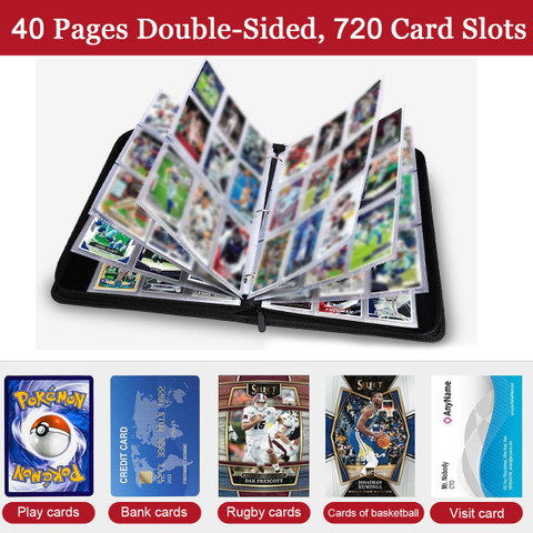 Verilux Soccer Card Binder 720 Pockets Waterproof PU Organizer Holder for  Trading Cards Album Price in India - Buy Verilux Soccer Card Binder 720  Pockets Waterproof PU Organizer Holder for Trading Cards