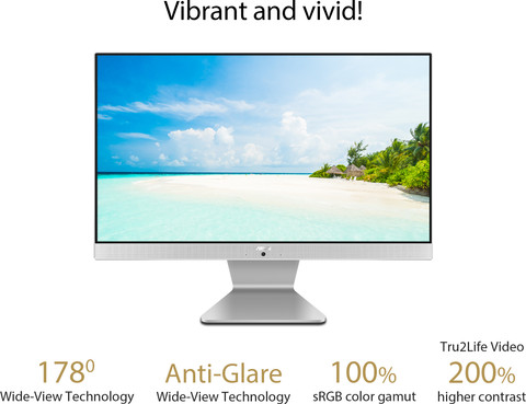 ASUS Vivo AiO V222, All in One Desktop, Intel Pentium Dual Core (8