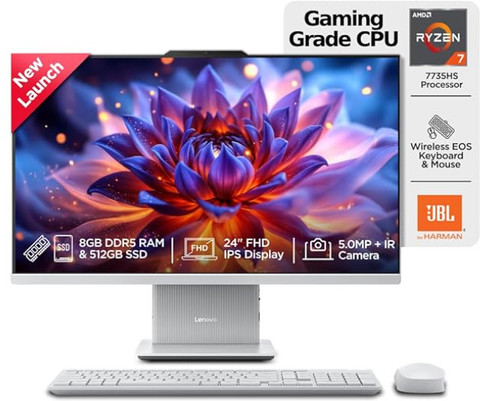 Lenovo IdeaCentre Ryzen 7 (8 GB DDR5/512 GB SSD/Windows 11 Home