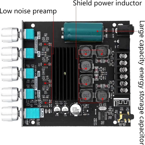 WALFRONT ZK-TB21 200 W AV Power Amplifier Price in India - Buy