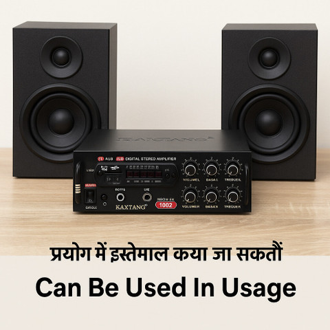 KAXTANG DJ Super 1002BT Full Black Digital Stereo With BT/ USB/ SD