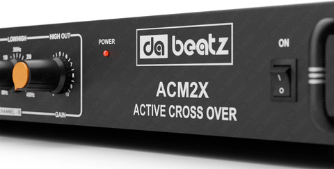 Da.Beatz. 2-Way ACM2X Stereo Audio Crossover for DJ PA & Studio