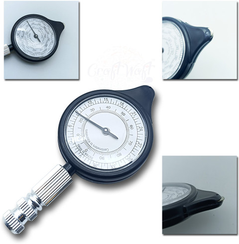 CRAFTWAFT Handheld Metal Rotameter Map Reading Measure Distance Range ...
