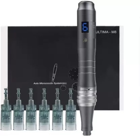Bella Faccia Dr Derma Pen Ultima M8 Professional Microneedling Pen Skin  Care Tool Kit Anti Wrinkle Machine