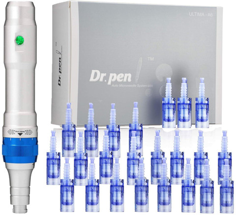 PEN Ultima A6 Microneedling Pen 24 Pcs Pin Anti Wrinkle Machine