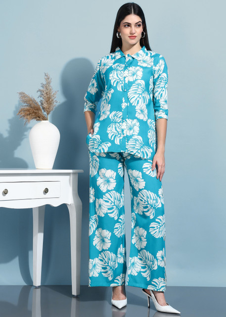 New Ethnic 4 You Shirt Palazzos Co-Ords Set