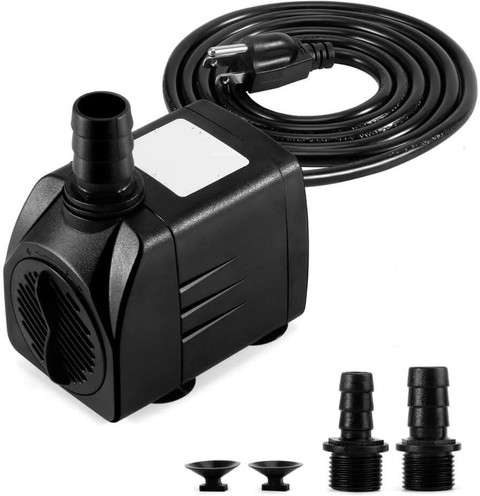 FLOJOY 45W Submersible Fountain Water Pump 2500 L/hr Nozzles