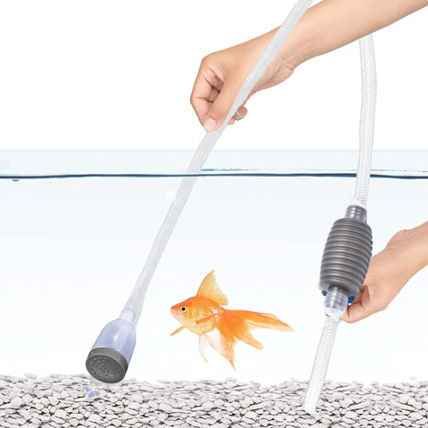 VAYINATO Yee Grey Aquarium Fish Tank Water Changing Syphon Pipe - Main Image